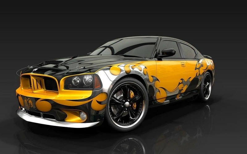 Cars muscle cars creative dodge challenger dodge charger 1920x1200 wallpaper www.wall321.com 47